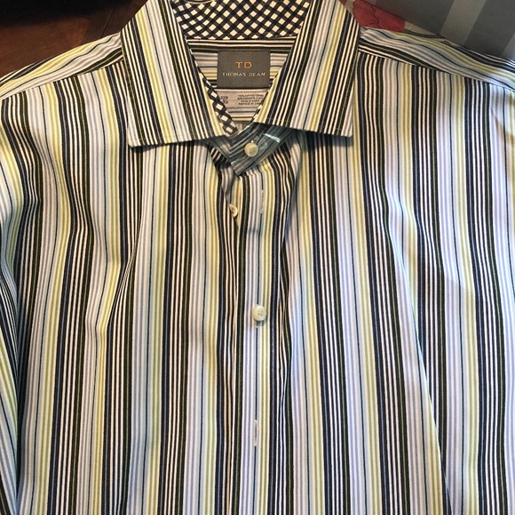 Thomas Dean Fancy Cuff button Down Dress shirt - Picture 3 of 3